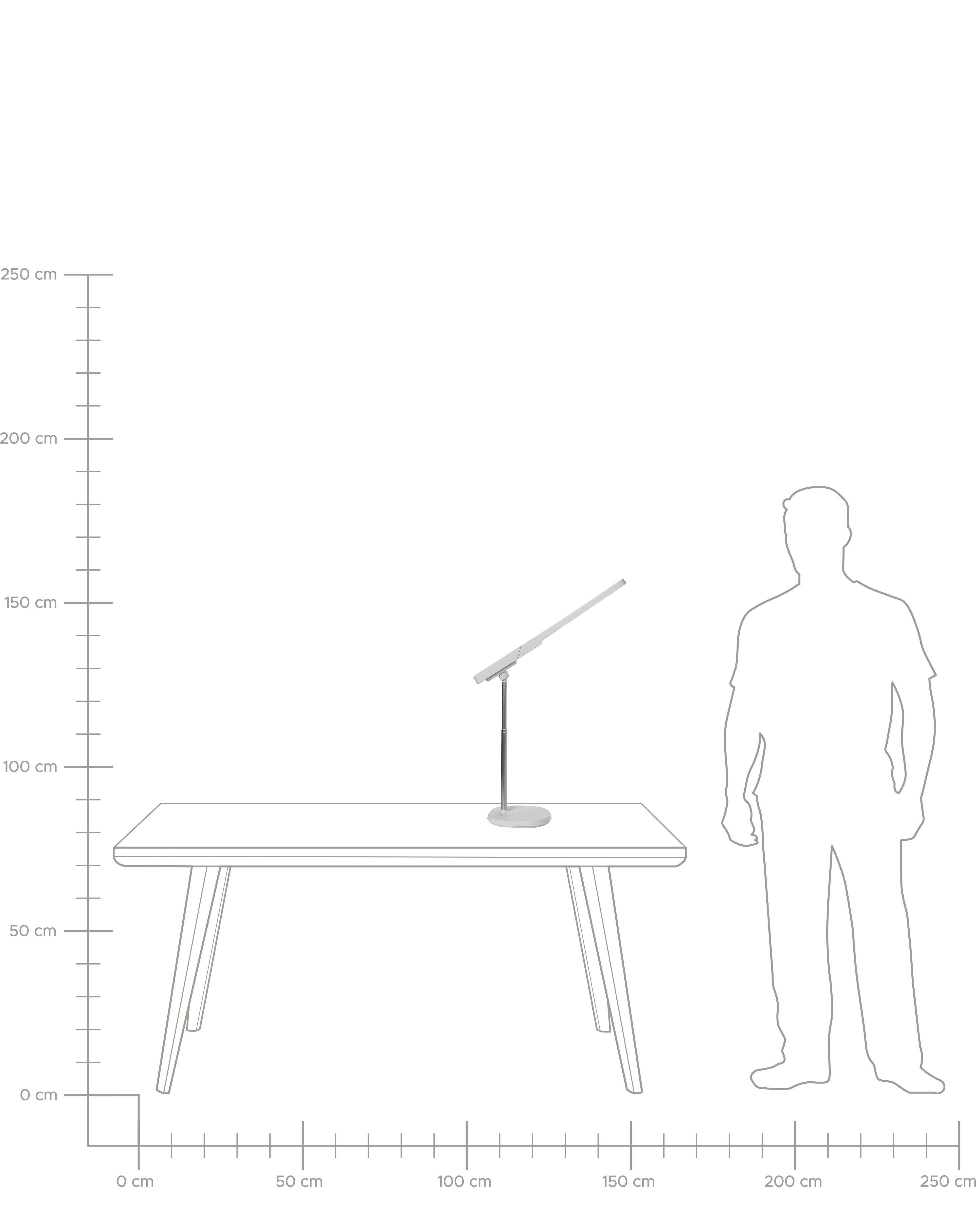LED bureaulamp TUCANA met dimmer Wit