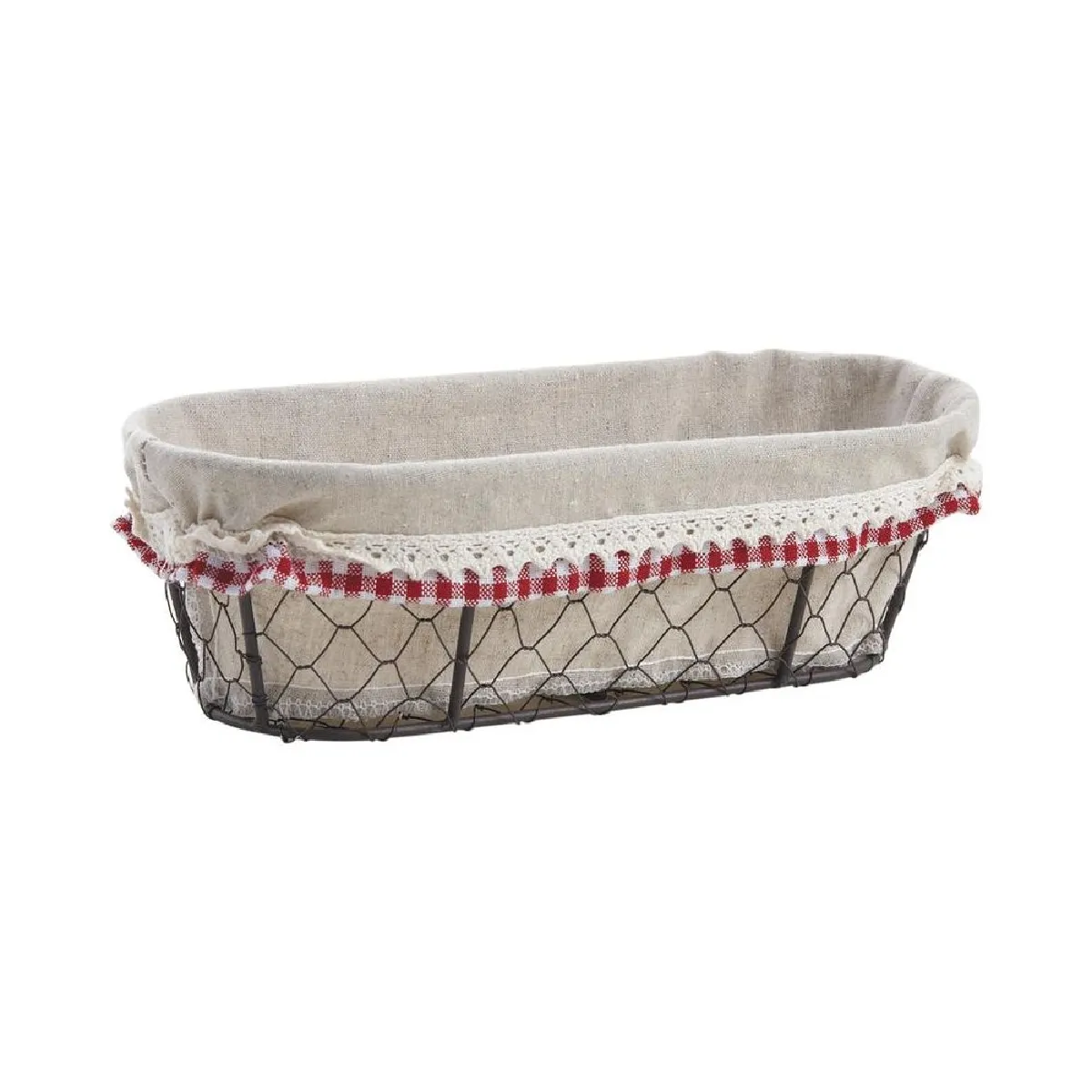 Aubry Gaspard Corbeille Vichy Chic (x2)