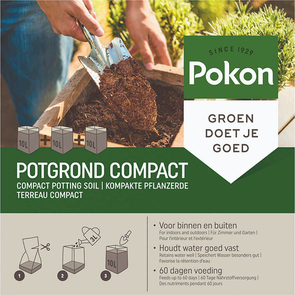 Pokon Kokos compact - Potgrond - 30 Liter