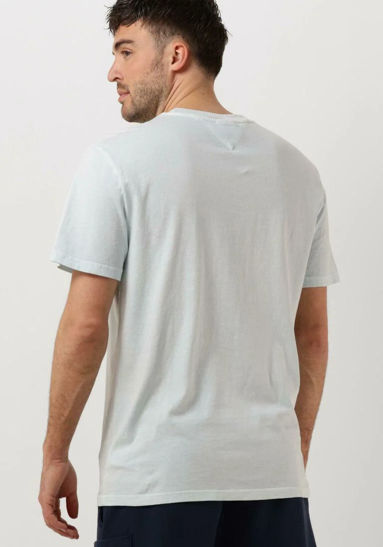 TOMMY JEANS lichtblauwe tommy jeans t-shirt tjm clsc arched logo tee