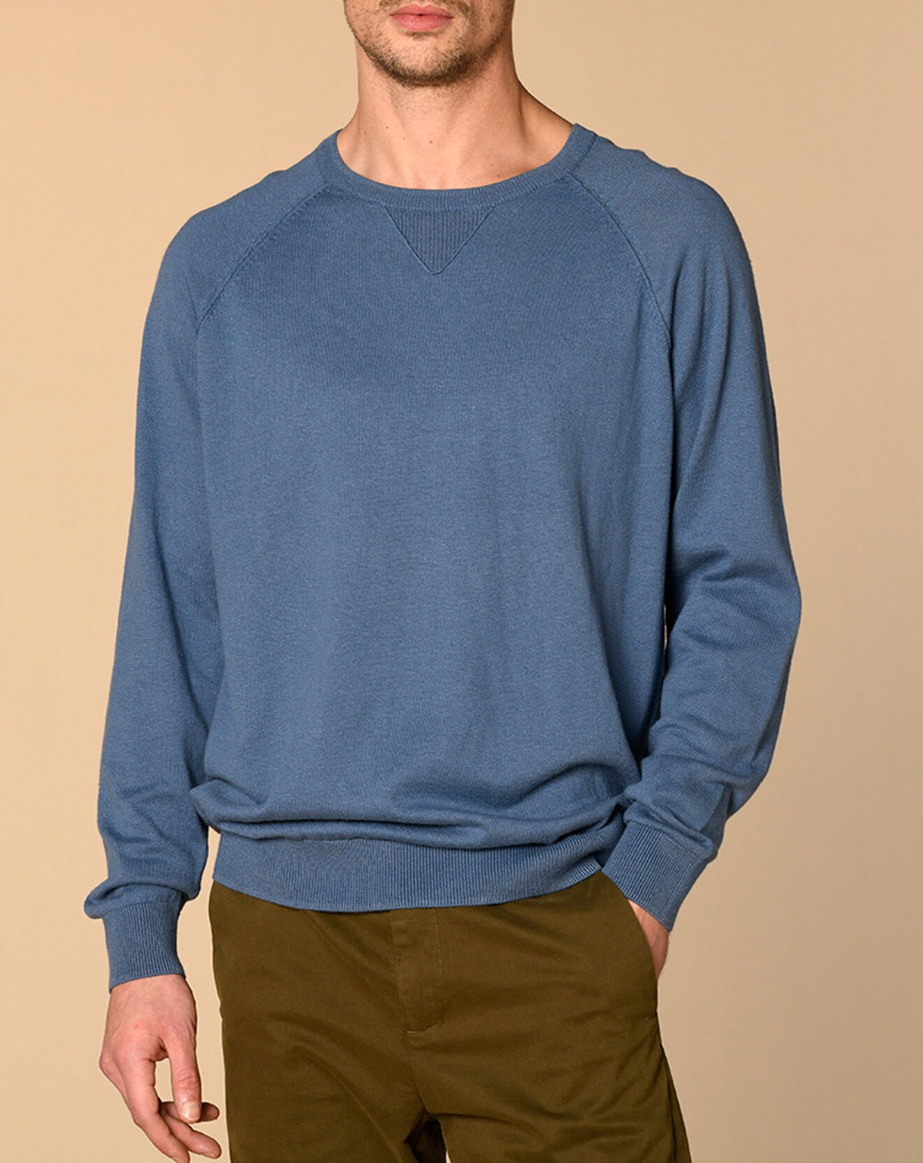 Harris Wilson Pull Oji bleu