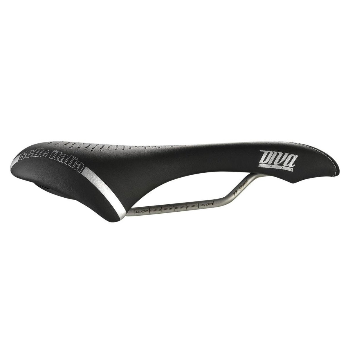 Selle Italia Diva Gel Superflow S3 Zadel Zwart Dames
