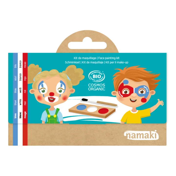 Namaki Kit de maquillage 3 fards Clown & Arlequin  | Bleu