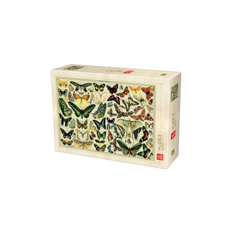 Puzzle 1000 pièces - Encyclopédie des papillons