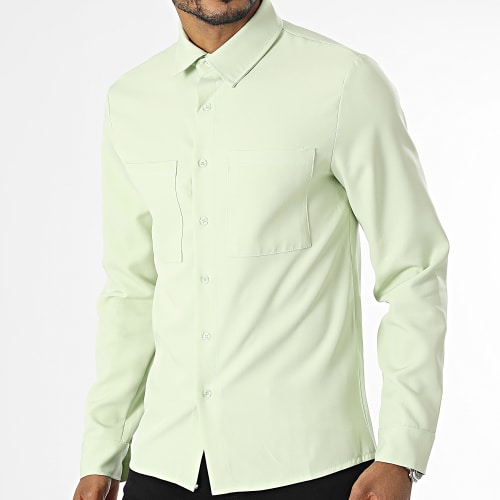 Chemise Manches Longues Vert Clair