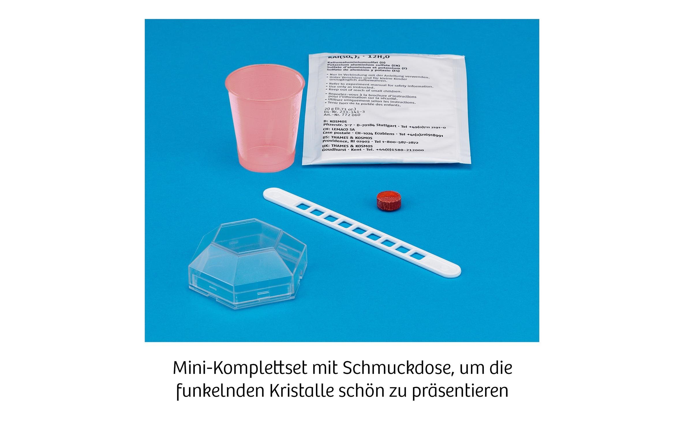 Experimentierkasten Rote Kristalle selbst züchtenSpannende Experimente erleben