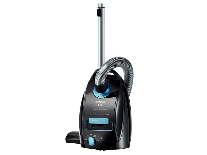 Siemens Q5.0 extreme silencePower VSQ5X1230 - Støvsuger - beholder - pose - sort