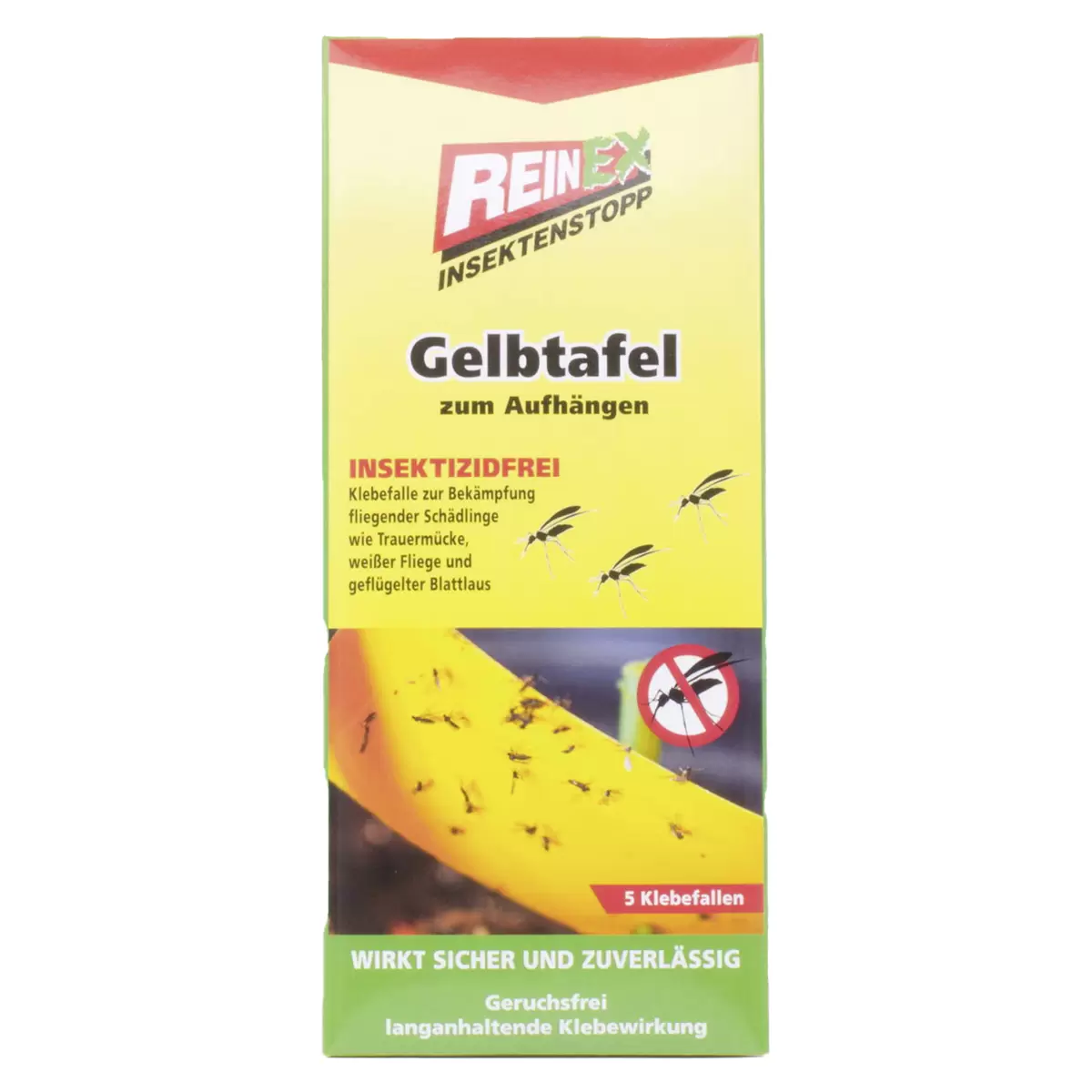 Gelbtafel In-/Outdoor REINEX Insektenstopp Gelb