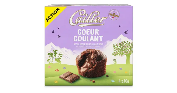 Cailler Coeur coulant Milchchoco 4x80g
