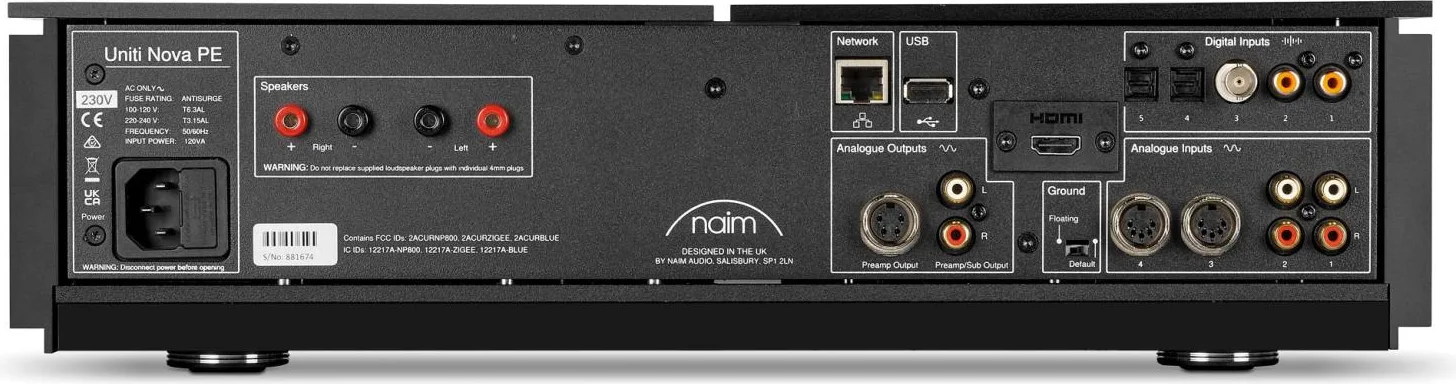 Naim Uniti Nova PE Amplis hi-fi stéréo