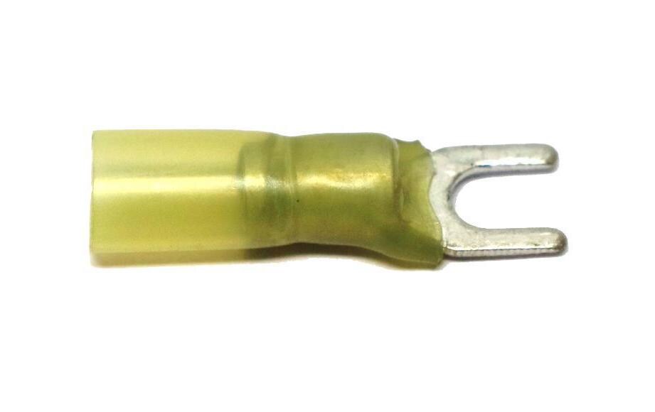 Gabelkabelschuhe WP 5.3-9.0 mm Gelb, 10 Stk.Gabelkabelschuh 4-6 mm2 (12-10 AWG)