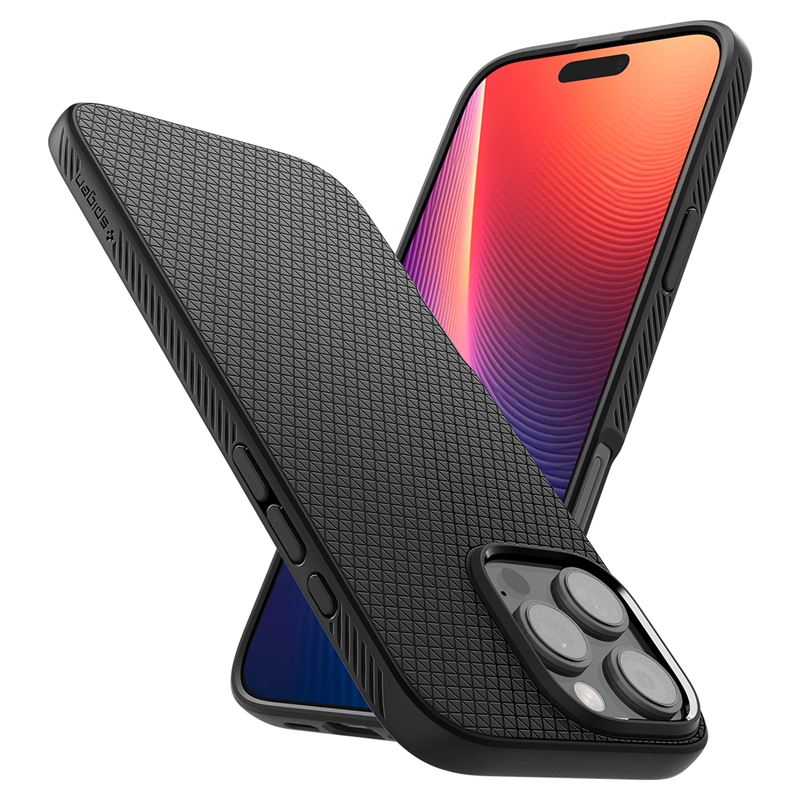 iPhone 16 Pro Max Liquid Air Case Gummi Hülle (ACS07988) - Schwarz