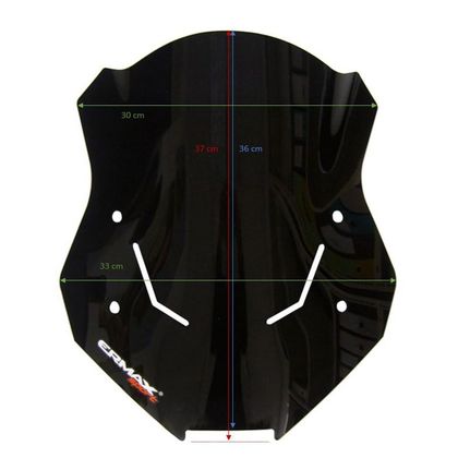 Pare brise Ermax Touring (37 cm) - Noir