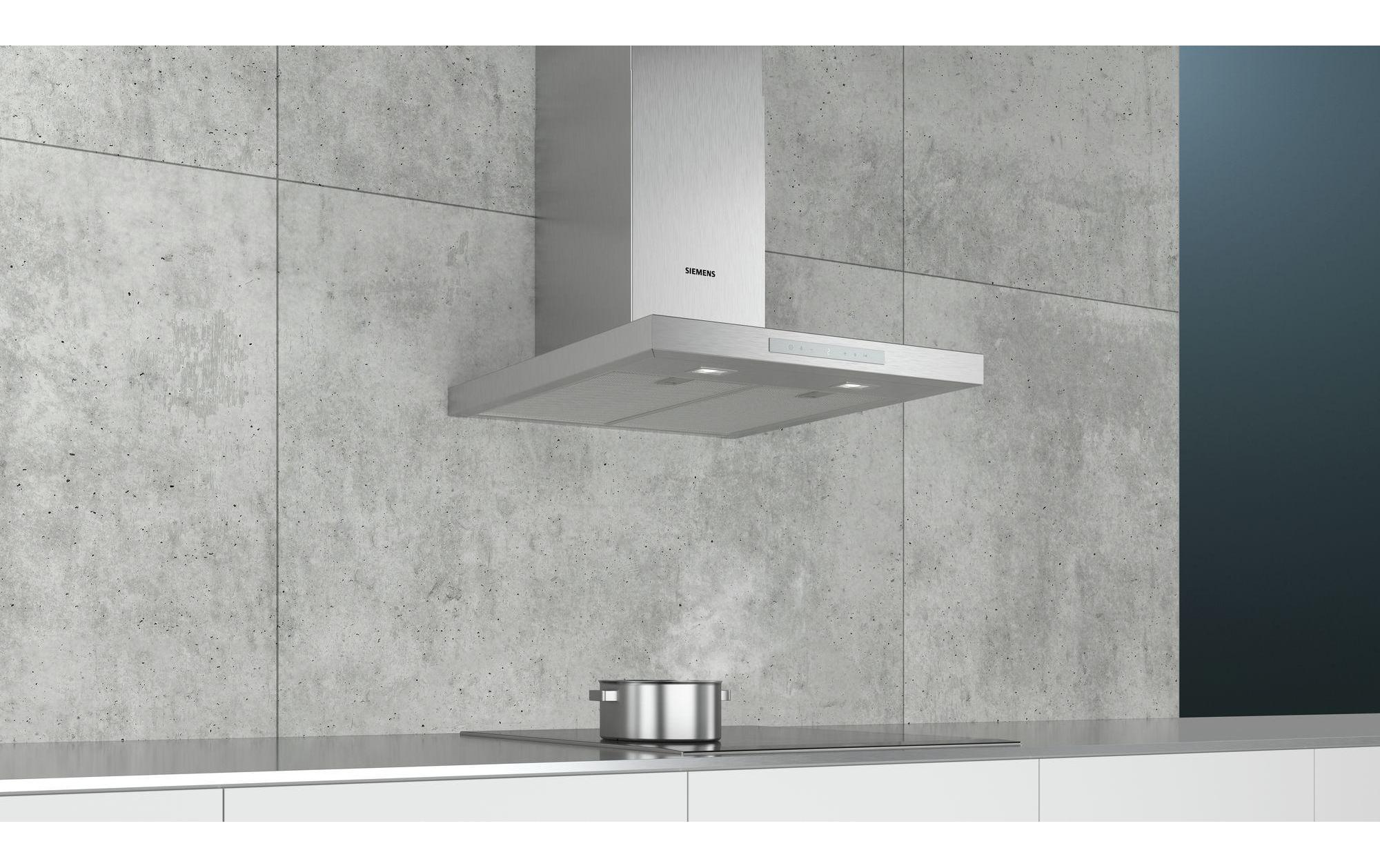 Wandhaube LC67BCP50 3+2 Intensiv Stufen<br>Effiziente Beseitigung von Fett, Geruch und Dampf aus der Küchenluft