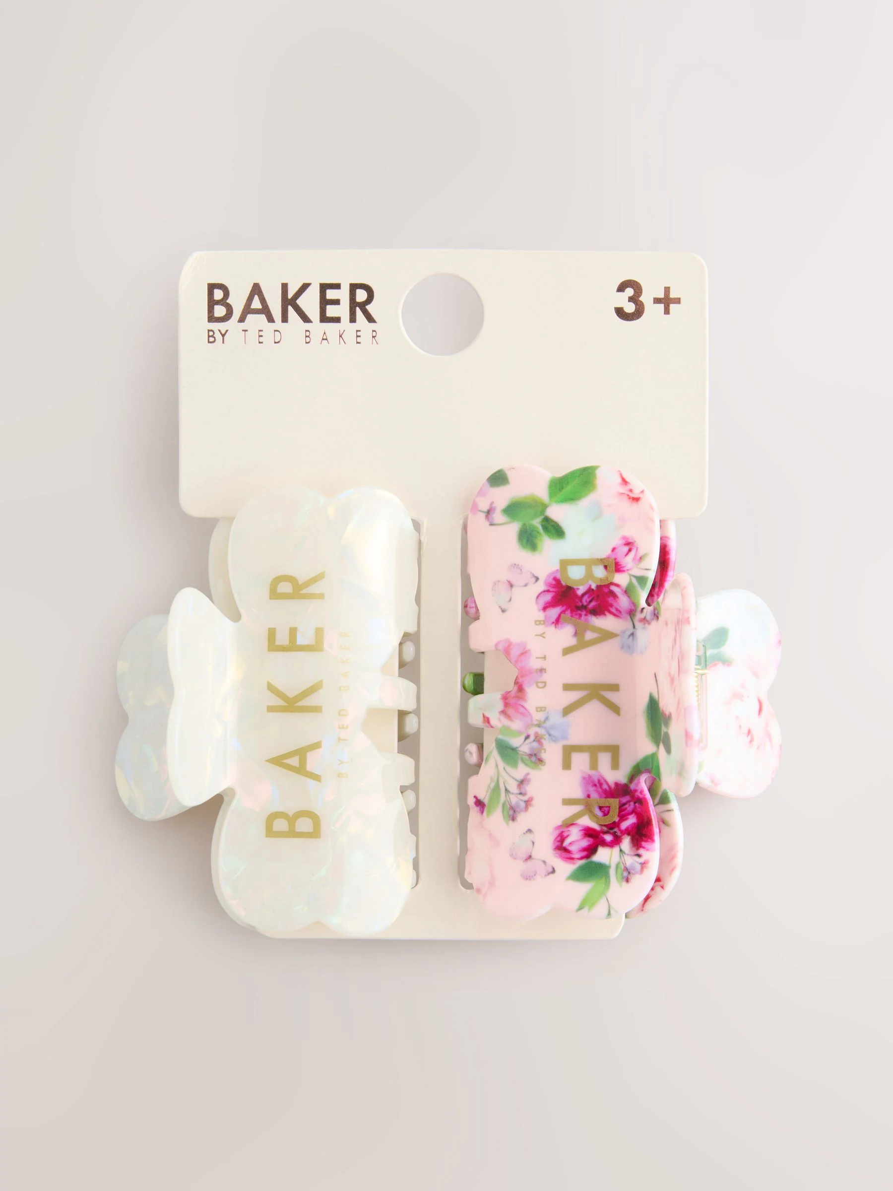 Baker By Ted Baker verpakking van 2 haarspelden met strik voor meisjes