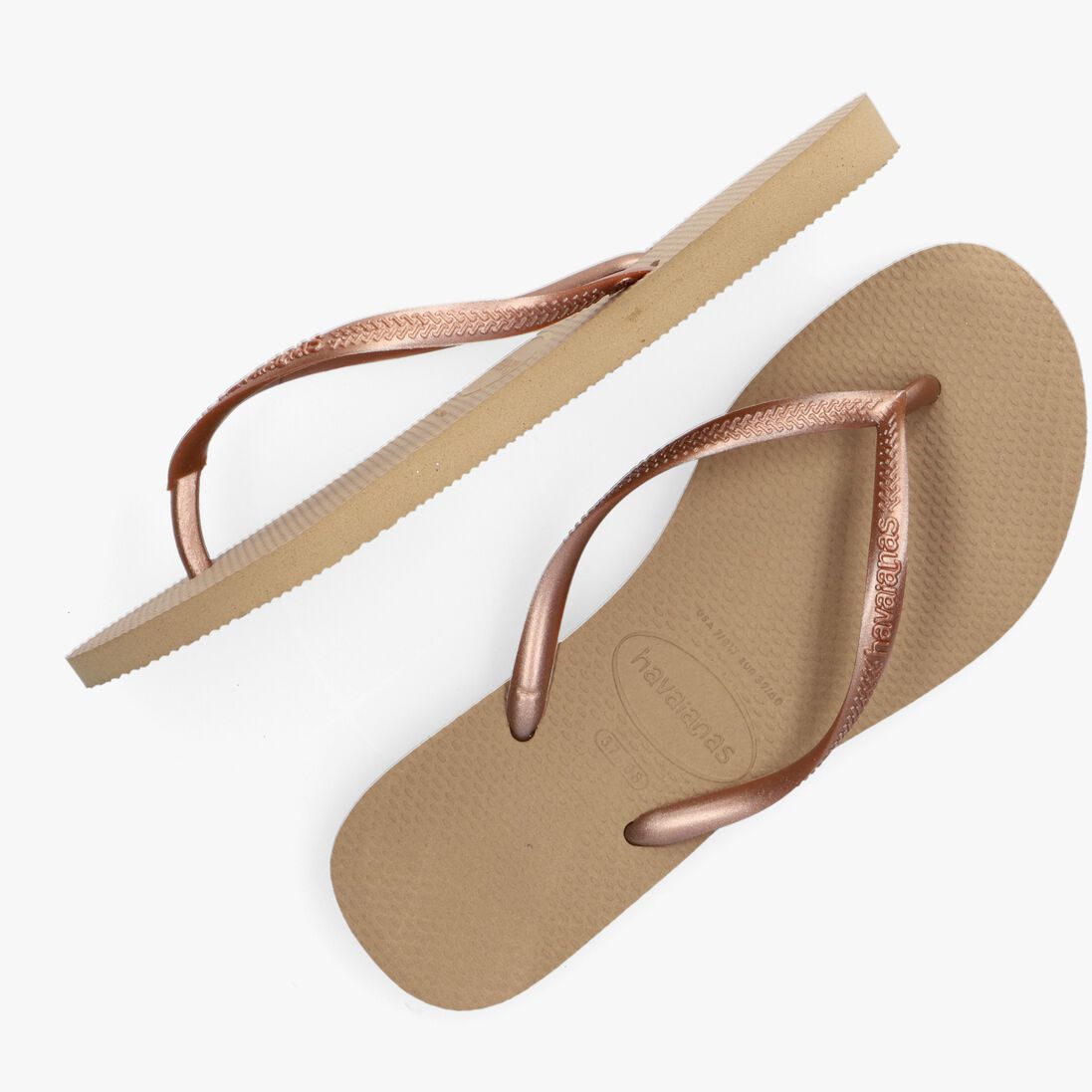 HAVAIANAS ros&eacute;gouden havaianas teenslippers slim woman