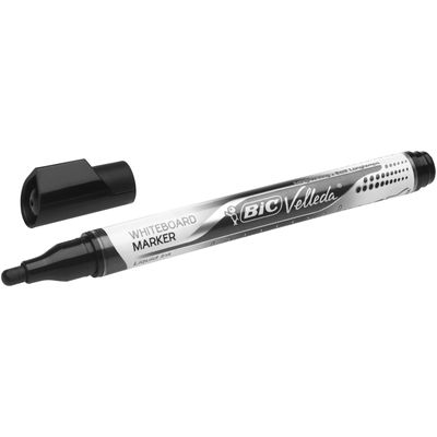 BIC VELLEDA LIQUID INK TANK - Marqueur effaçable - pointe ogive - noir