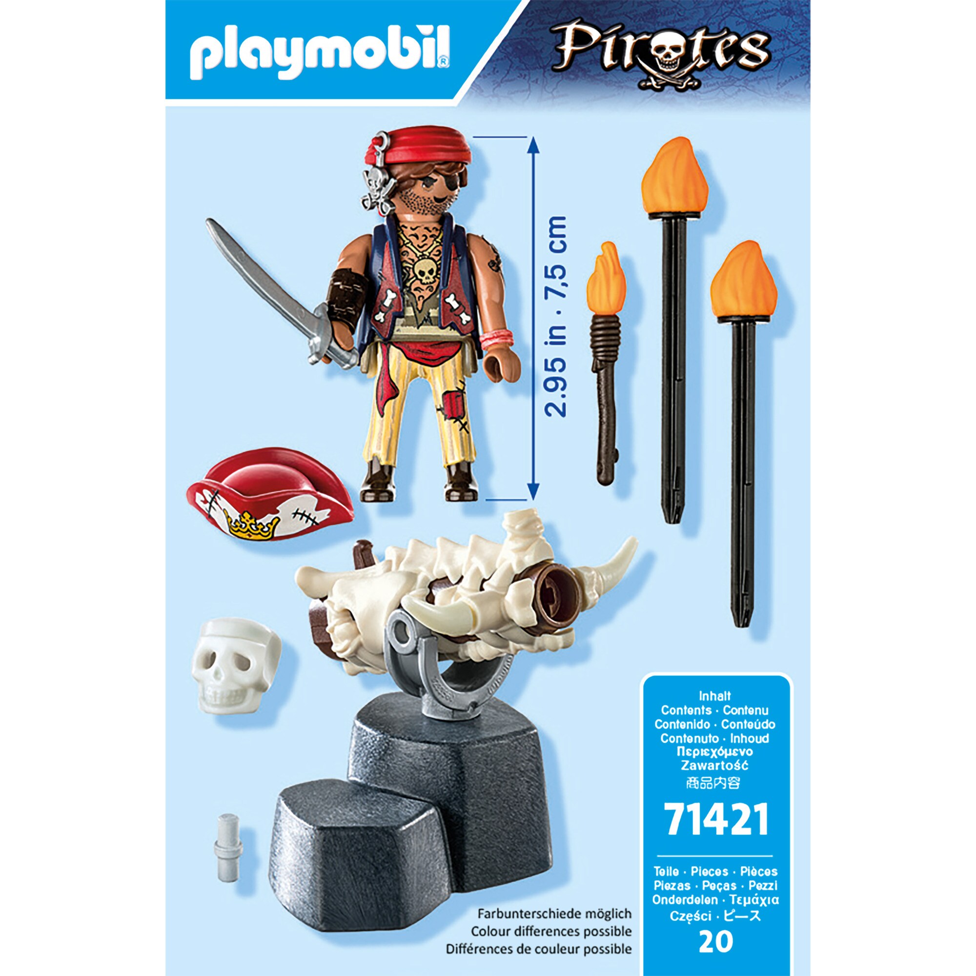 PLAYMOBIL Konstruktionsspielzeug Pirates Kanonenmeister