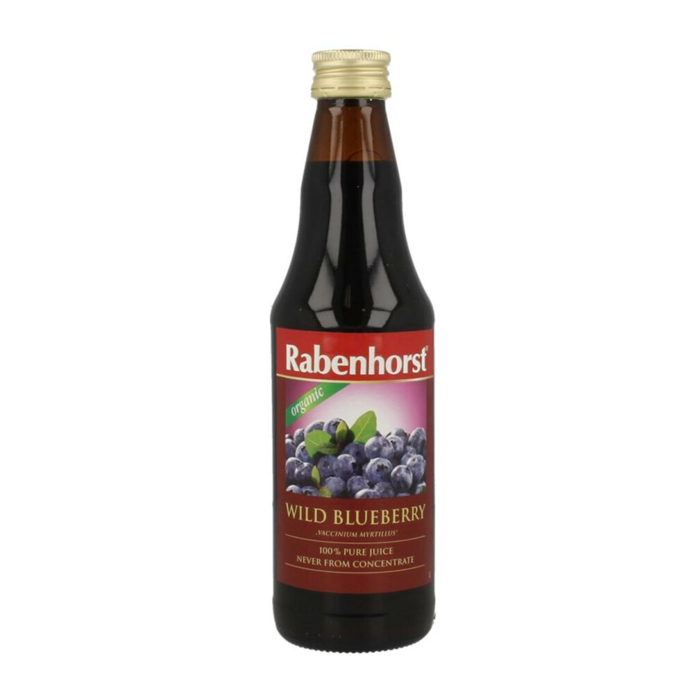 Rabenhorst Bosbessen 100% Bio 330 ml
