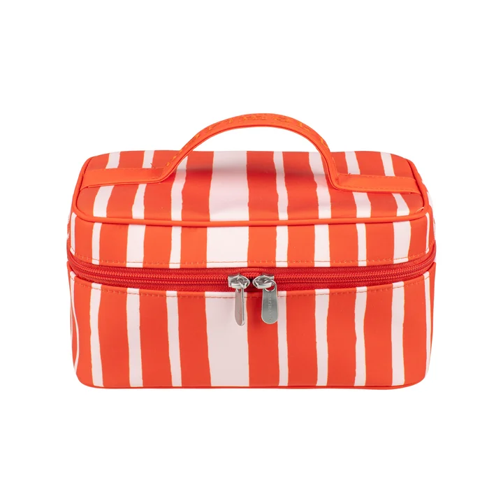 Marimekko - Tuttu Raide Kosmetiktasche, rot / rosa
