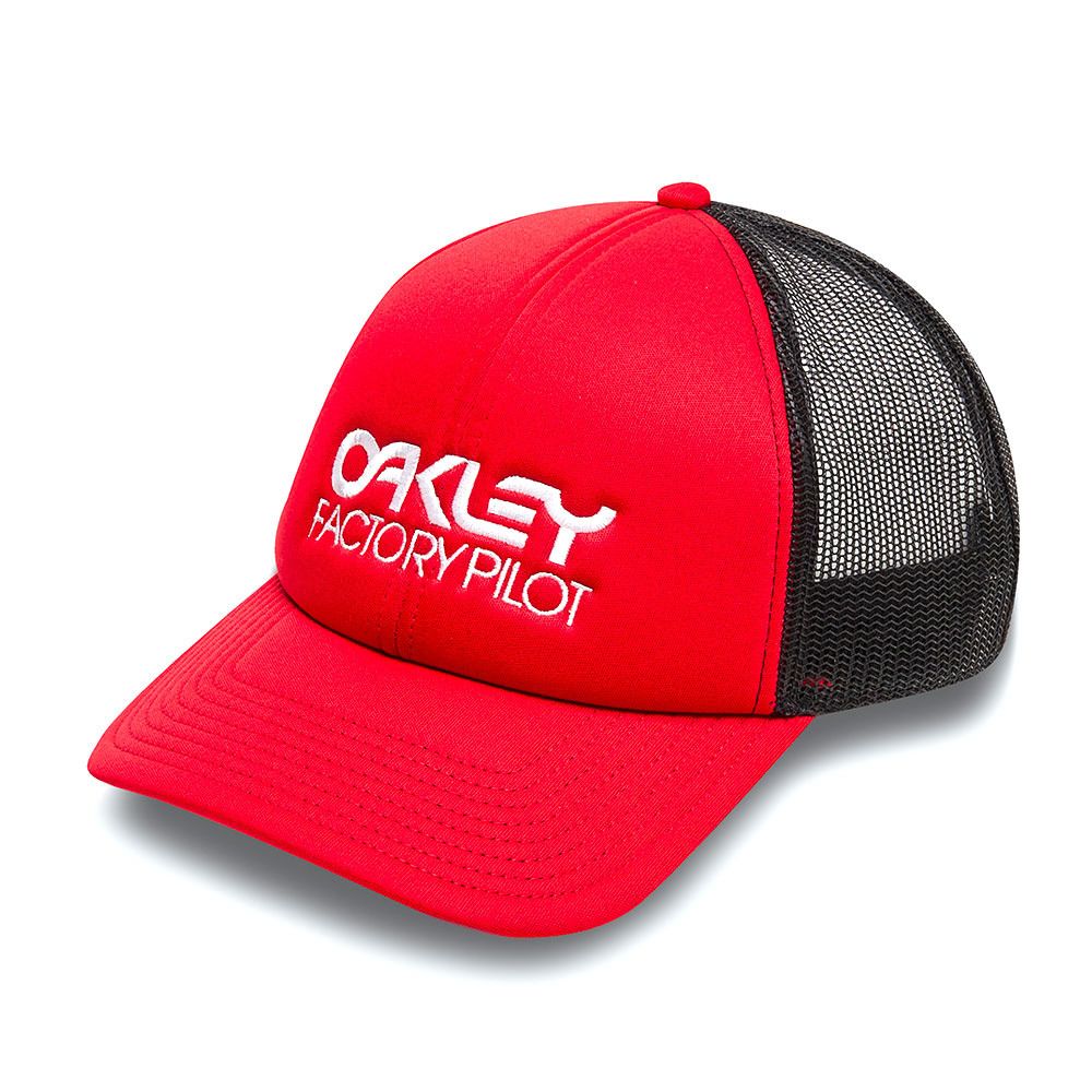 Oakley FACTORY PILOT TRUCKER - Casquette Homme red line