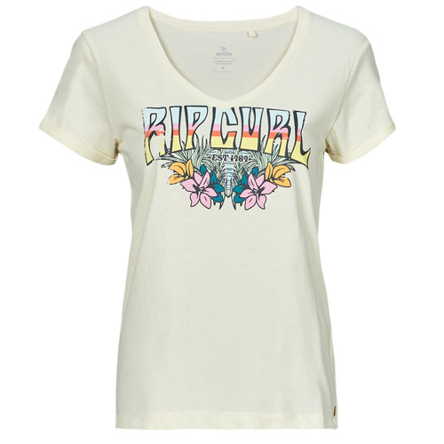 Rip Curl - BLOCK PARTY V TEE - Blanc