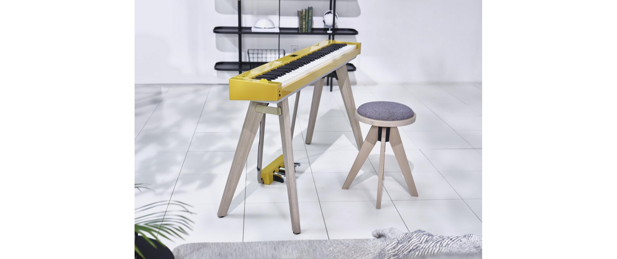 E-Piano Privia PX-S7000 – Harmonious Mustard<br>Digitalpiano mit dem authentischen Anschlag eines Flügels, innovativer Klangtechnologie und beeindruckender Ästhetik