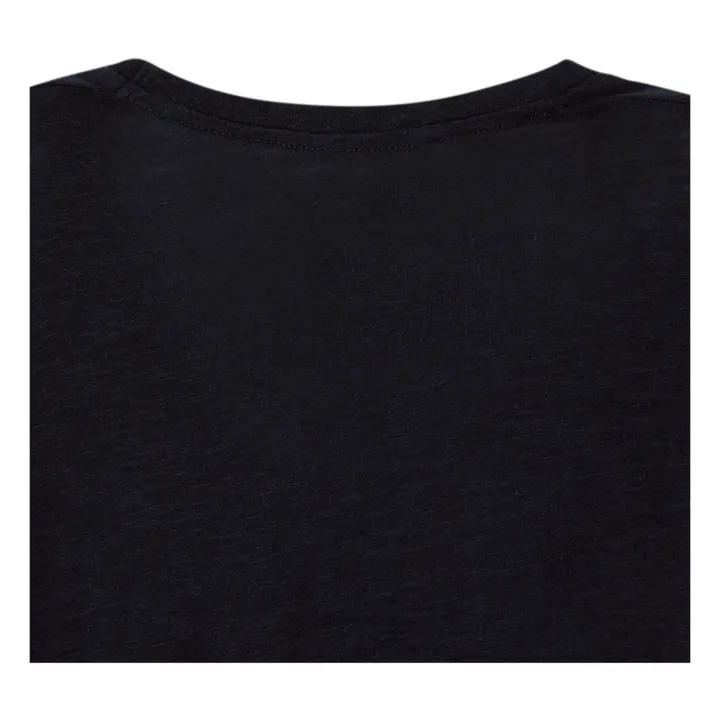 American Vintage T-shirt Col U Jacksonville | Noir
