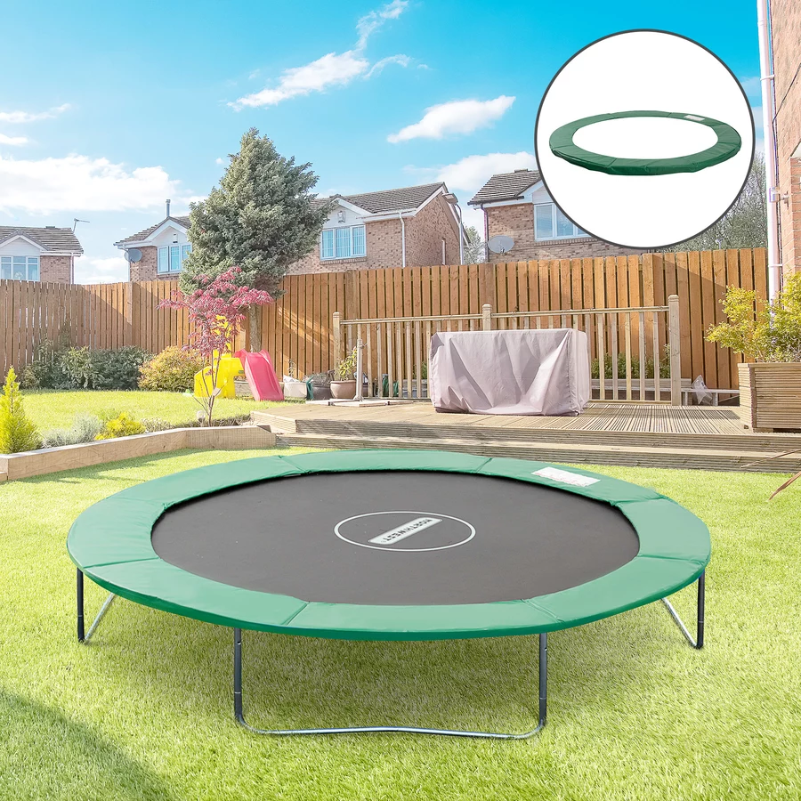 Outsunny Randabdeckung für Trampoline grün