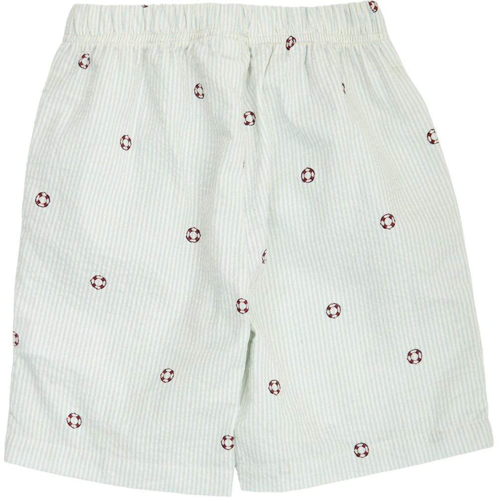 Køb Müsli Tofu/ Ocean/ Mineral Red Seersucker Stripe Shorts