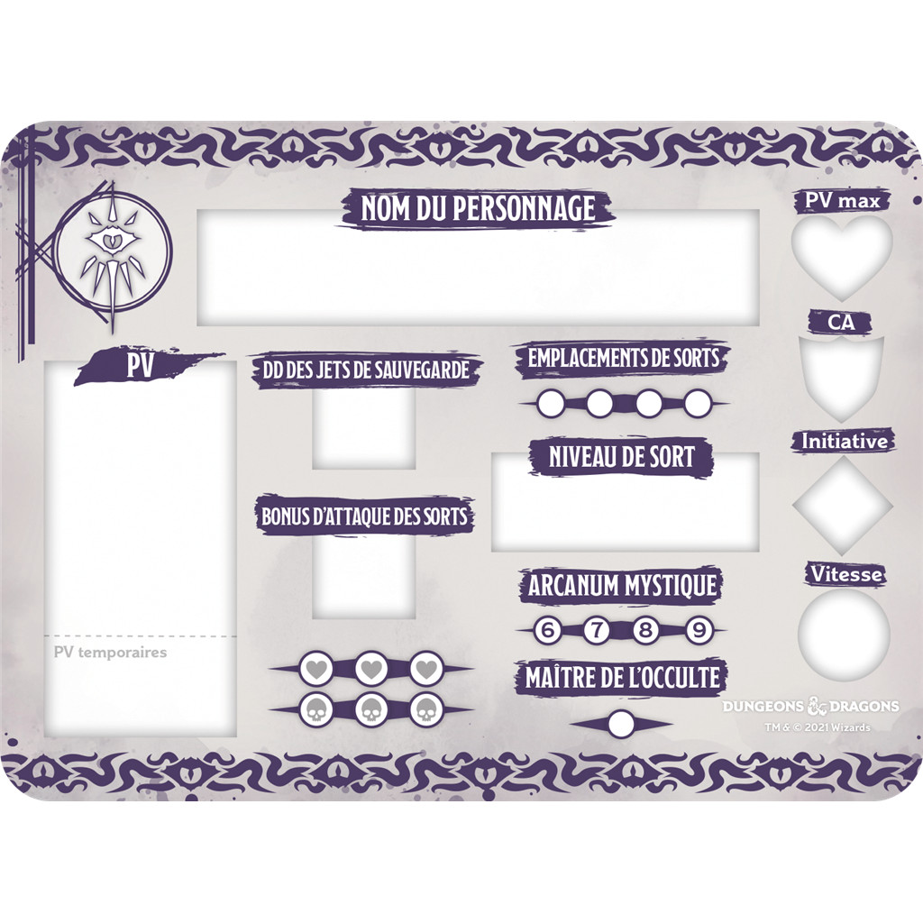 D&D 5 - Set de jetons :