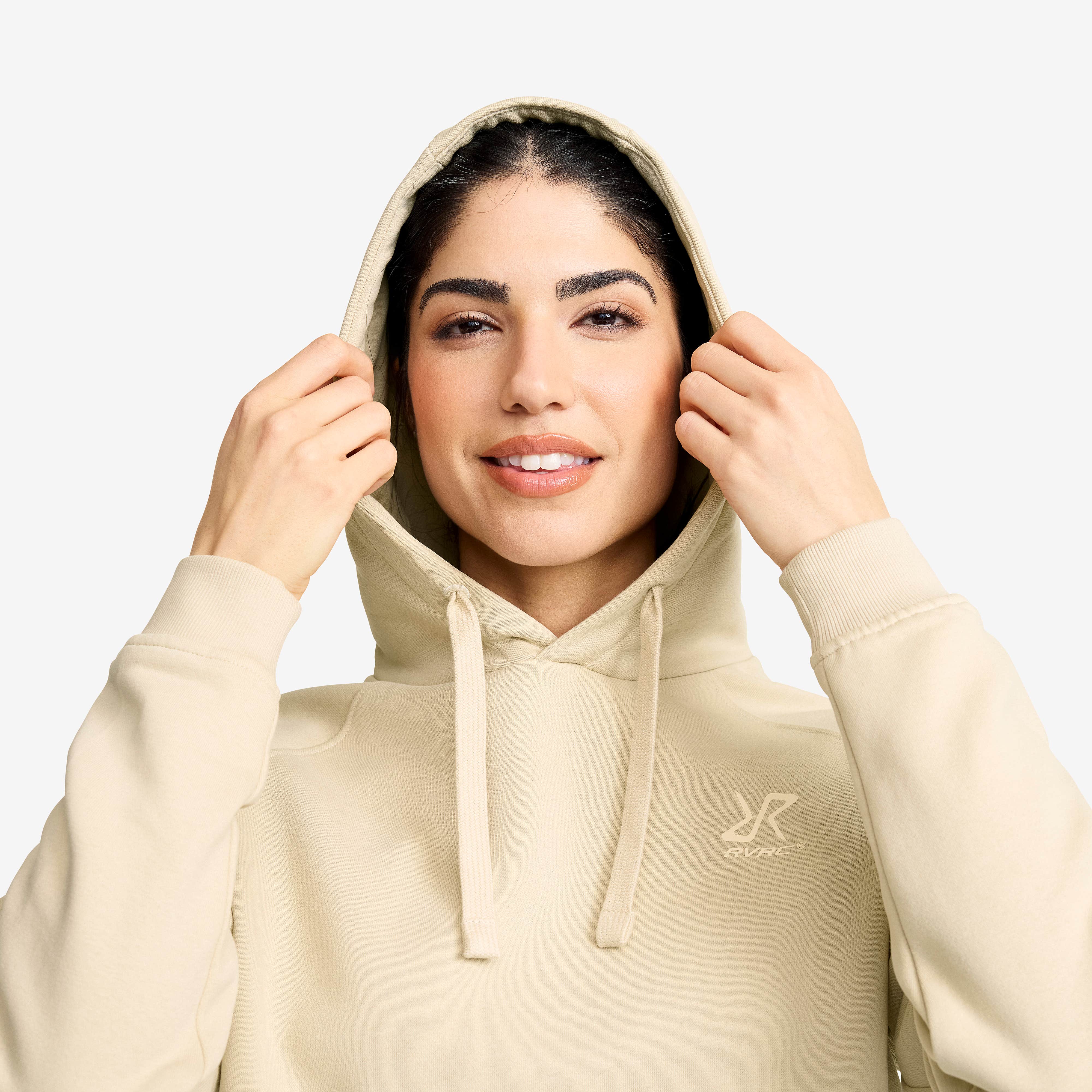 RVRC Hoodie Dame Oatmeal