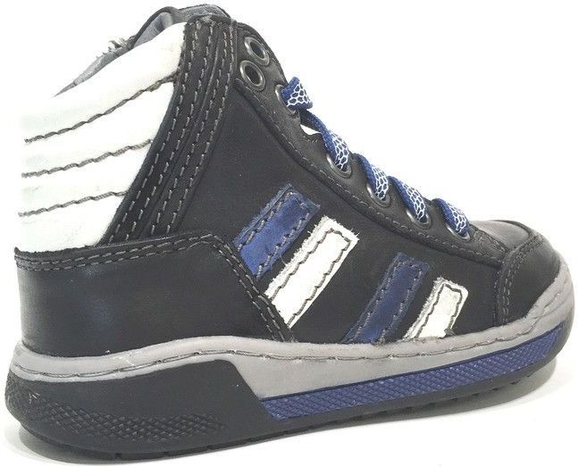 Track Style - Veterboots - Zwart - Leer