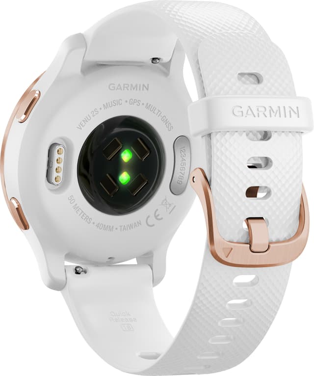 Garmin Venu 2S GPS smartwatch (rose gold/white)