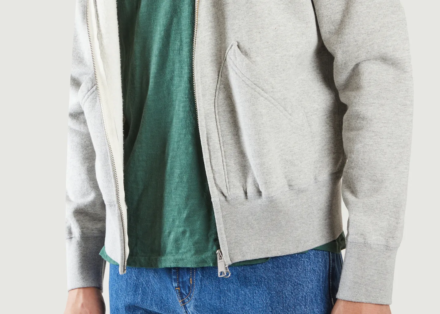 Hoodie Sheen zip Velva Sheen