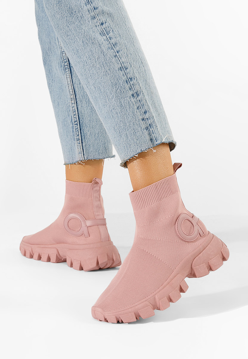 Baskets chaussette roses Merliah