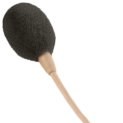 Radius Lavalier Mic Foam windshields Black, Pack of 5