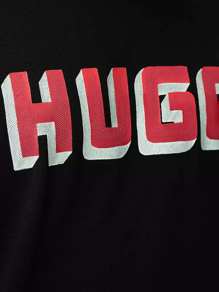 HUGO T-Shirt DAQERIO schwarz