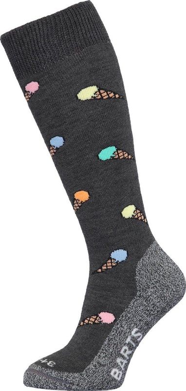 Skisok Barts Unisex Skisock Ice Cream Charcoal
