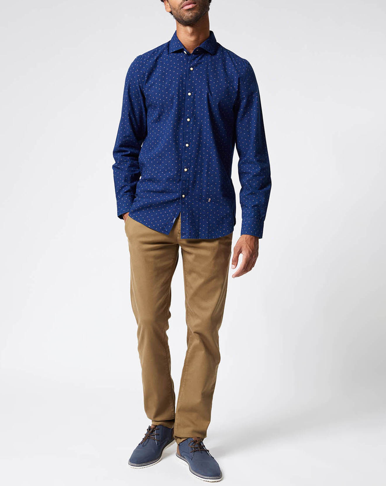 Pepe Jeans Pantalon slim James Knit Military kaki