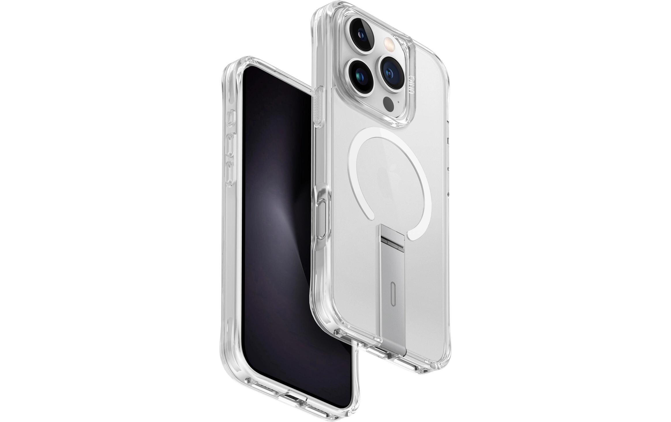 Back Cover Eleva Hybrid iPhone 16 Pro TransparentMagSafe-kompatible Schutzhülle für das Apple iPhone 16 Pro