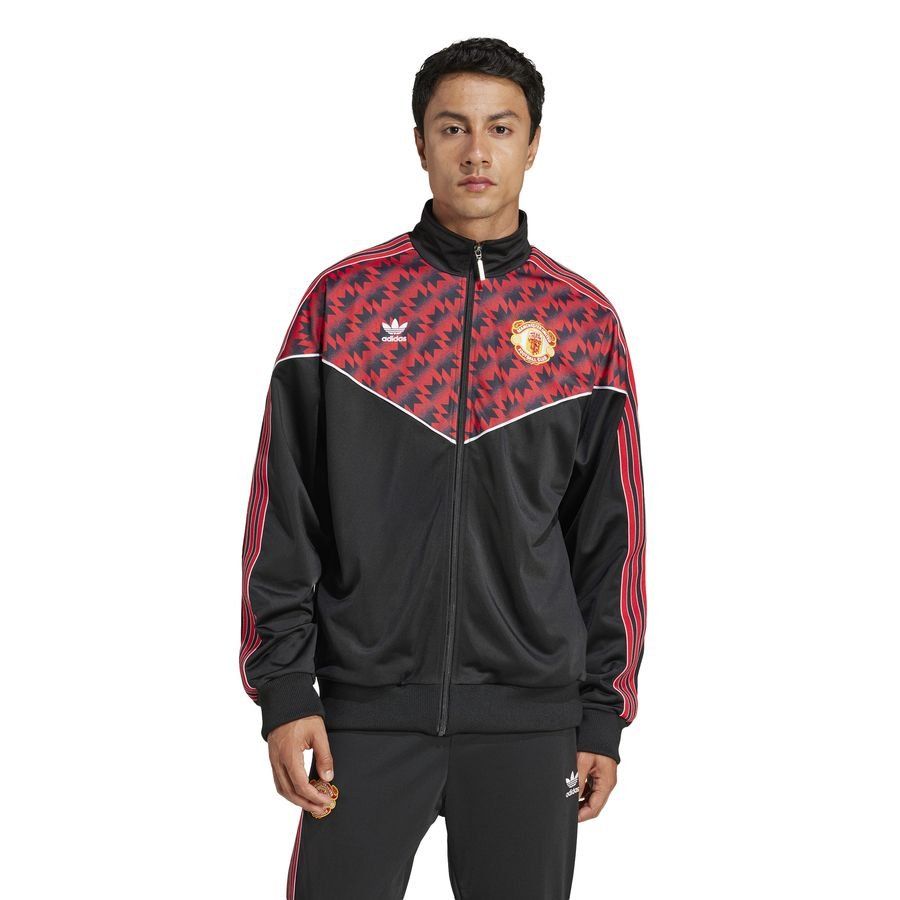 Manchester United Haut d'Entraînement 1991 - Noir/Rouge ÉDITION LIMITÉE