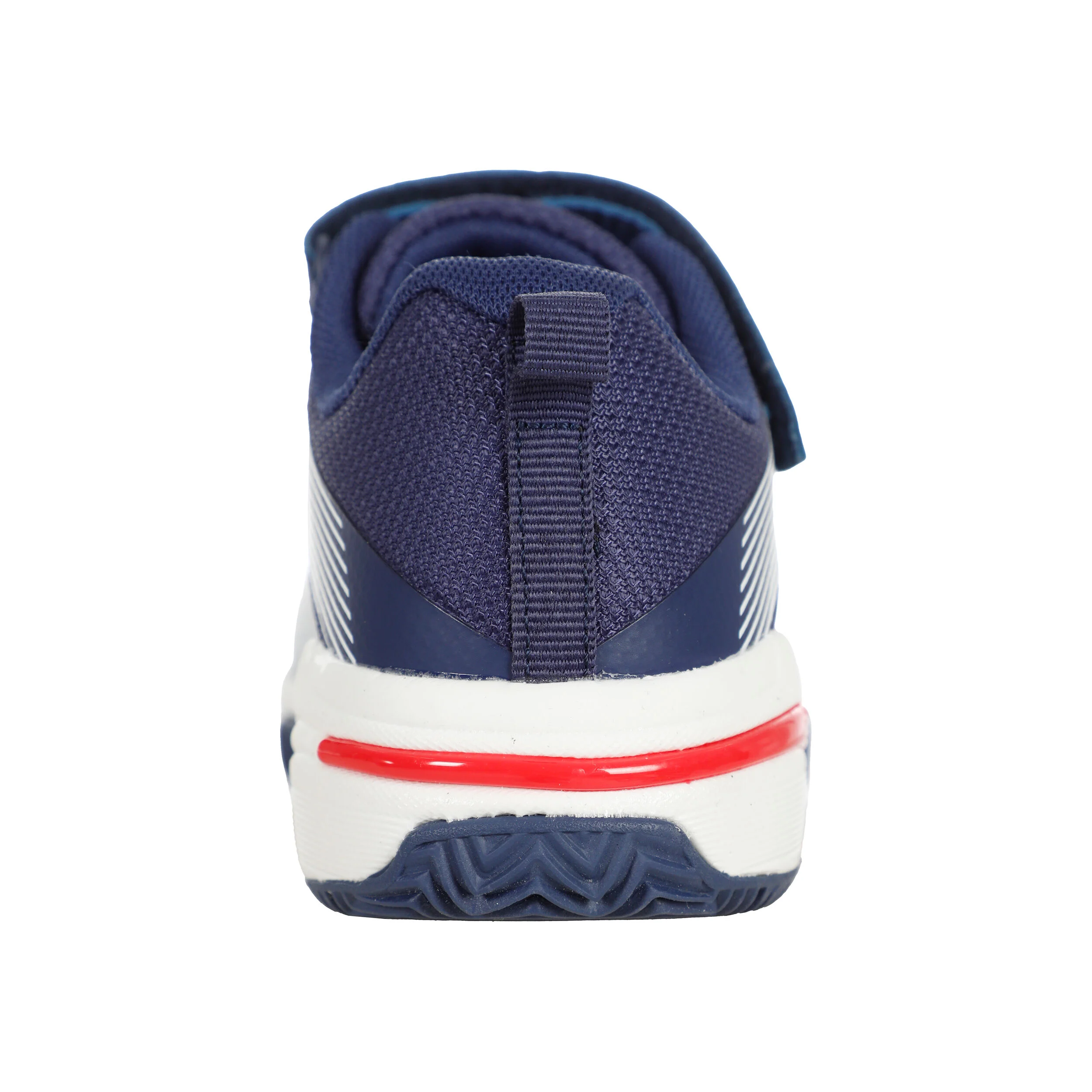 Quiet Please Match Velcro Clay Chaussure Terre Battue Enfants - Bleu , Rouge