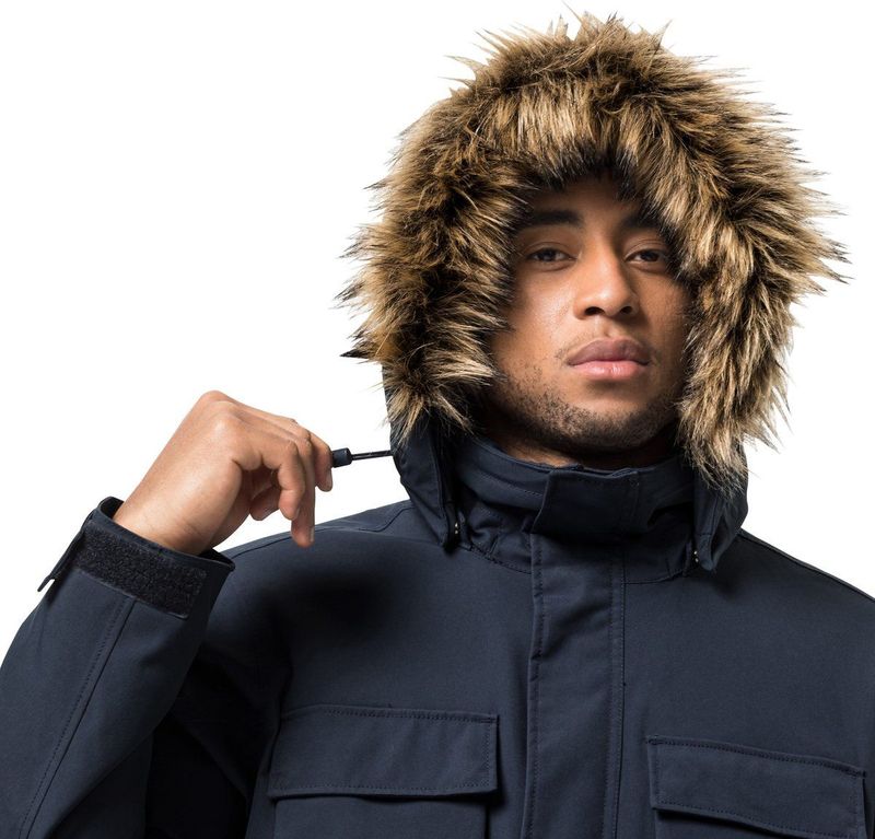 Jack Wolfskin - Glacier Canyon Parka - Winterparka - Zwart - Synthetisch