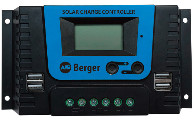 Berger Komplettanlage faltbares Solarpanel Set 100 W inkl. Laderegler