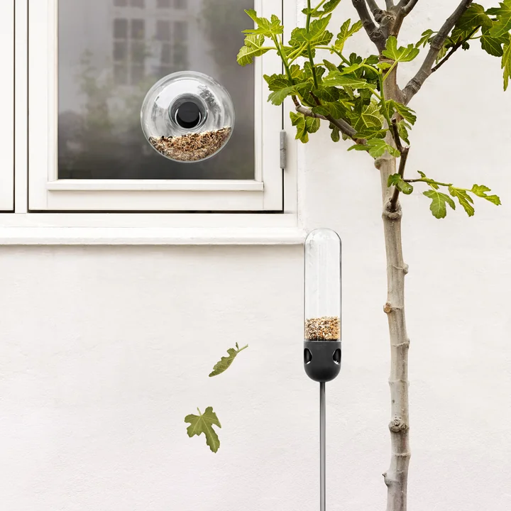 Eva Solo - Fenster Vogel Futterstelle Ø 20 cm, klar