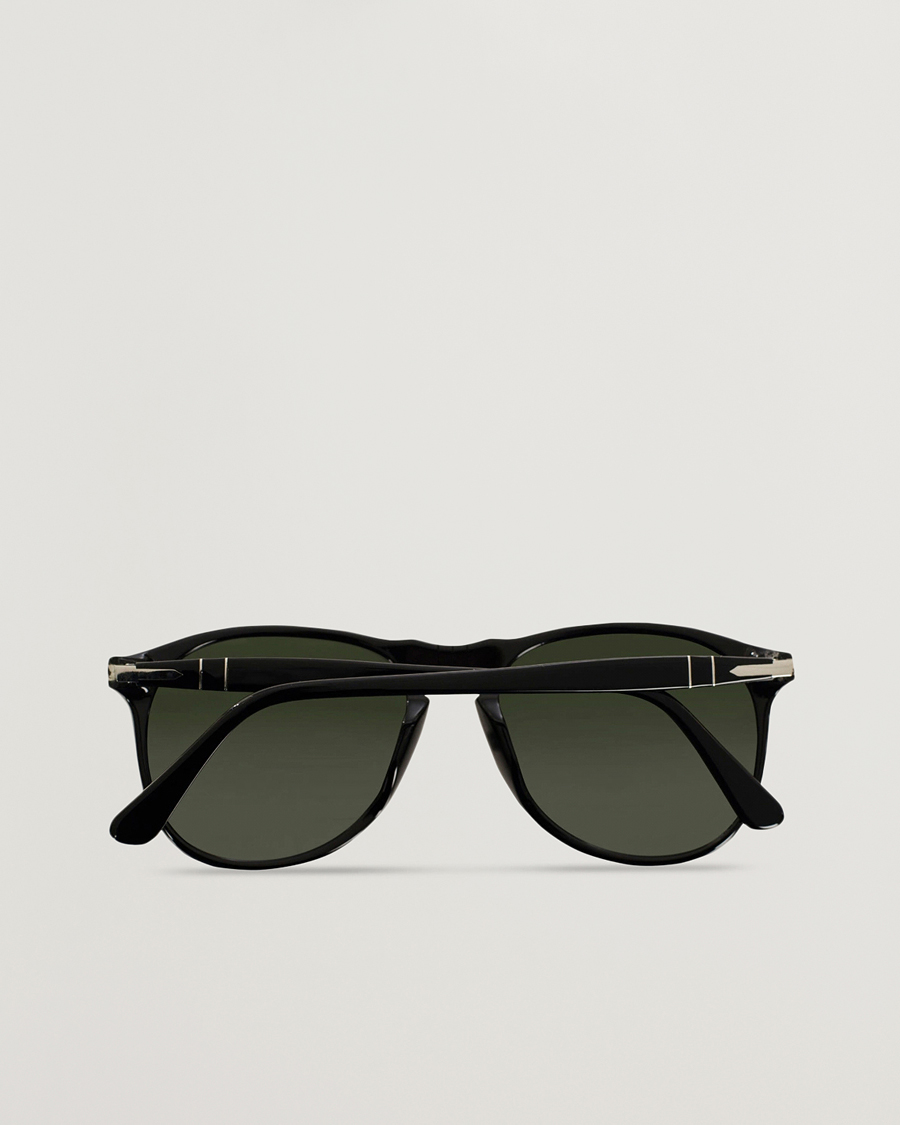 Persol 0PO9649S Sunglasses Black/Crystal Green