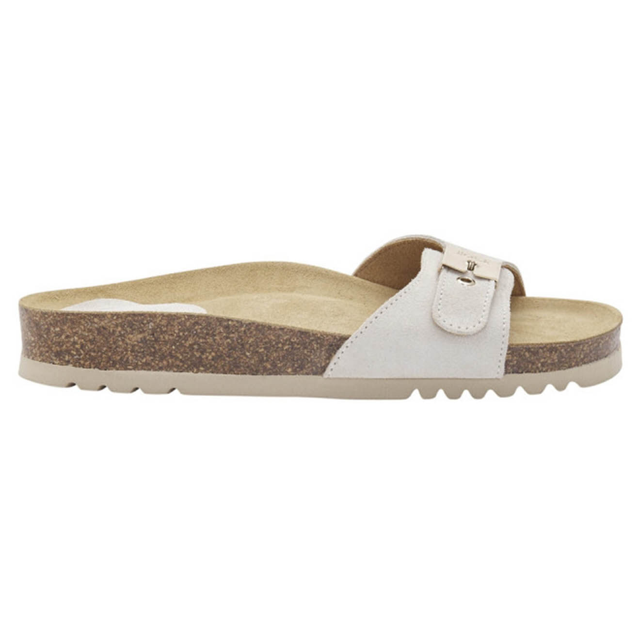 Scholl Mules en Velours de Cuir Nina beiges