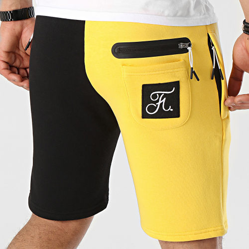 Short Jogging Half Colors Limited Edition Noir Jaune