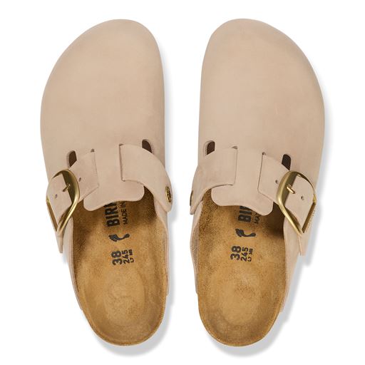 Birkenstock Boston Big Buckle Sko, Sandcastle, 40